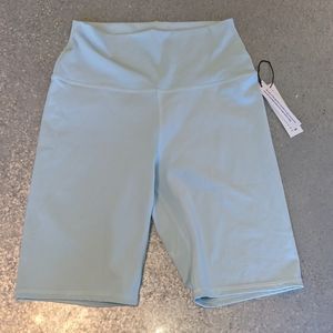 Alice + Olivia NWT Aaron Biker Shorts Powder Blue Medium